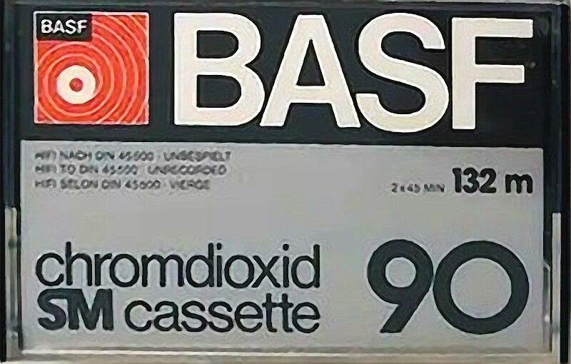 Compact Cassette: BASF  - Chromdioxid 90