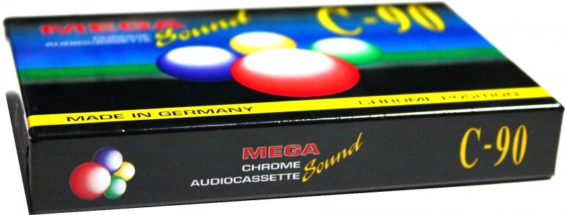 Compact Cassette Mega Sound 90 Type II Chrome 1998 Germany