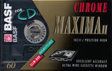 Compact Cassette BASF Chrome Maxima II 60 Type II Chrome 1995 Europe