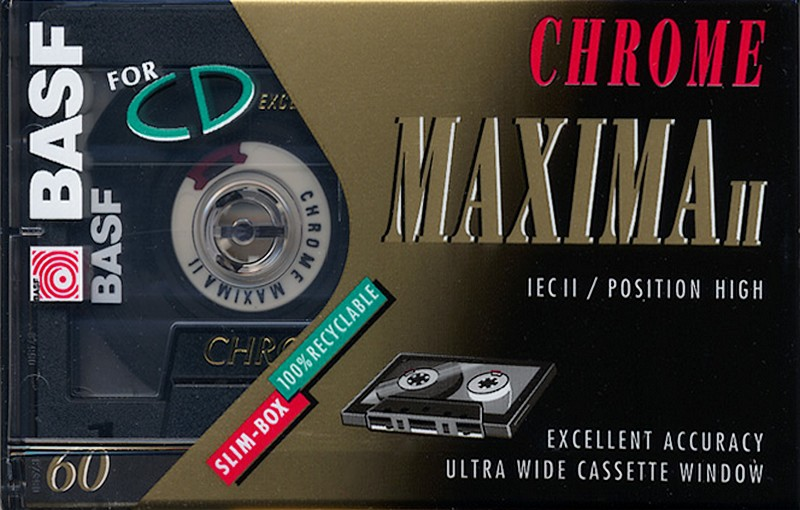 Compact Cassette: BASF  - Chrome Maxima II 60