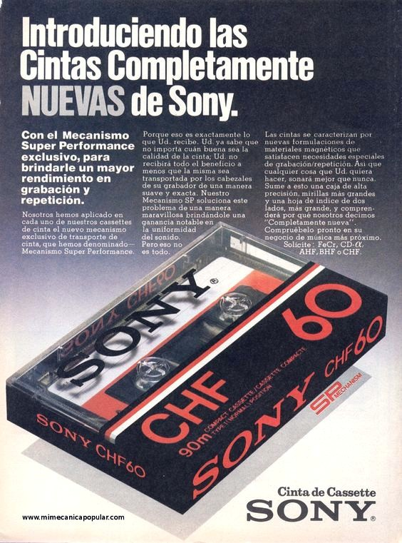 Compact Cassette: Sony  - CHF 60