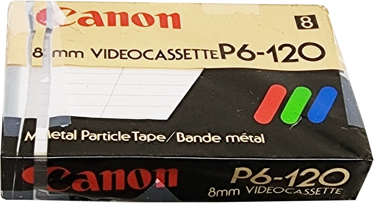Video8, Hi8, Digital8 Canon 120 "P5-120" Type IV Metal 1985 Europe