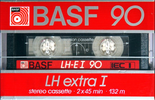 Compact Cassette BASF LH Extra I 90 "LH-E I" Type I Normal 1985 Europe
