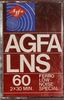 Compact Cassette AGFA LNS 60 Type I Normal 1980 Europe