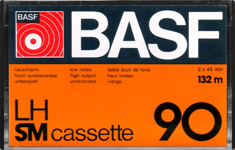 Compact Cassette BASF LH 90 Type I Normal 1976 Europe