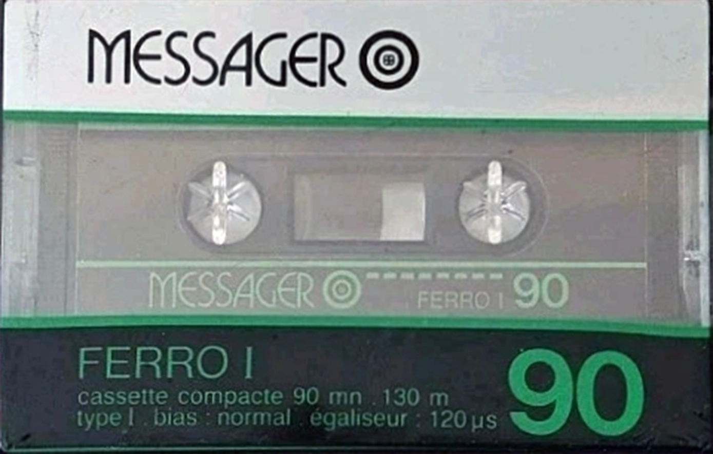 Compact Cassette Messager 90 "Ferro I" Type I Normal 1990 France