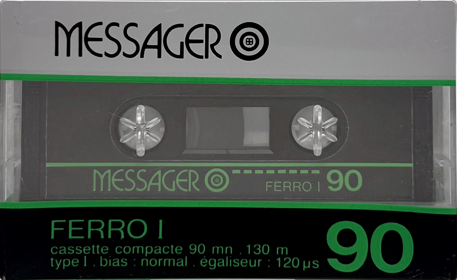 Compact Cassette Messager 90 "Ferro I" Type I Normal 1990 France