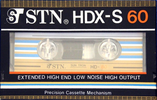 Compact Cassette STN 60 "HDX-S" Type I Normal Hong Kong