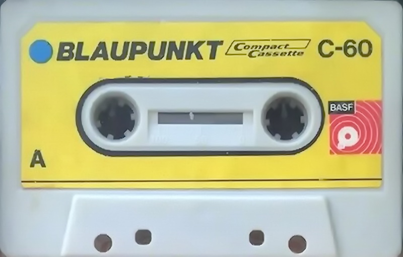 Compact Cassette Blaupunkt 60 "white Basf" Type I Normal 1978 Europe
