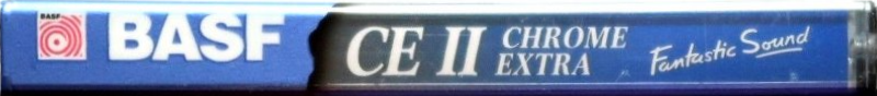 Compact Cassette BASF CE II Chrome Extra 120 Type II Chrome 1995 Europe