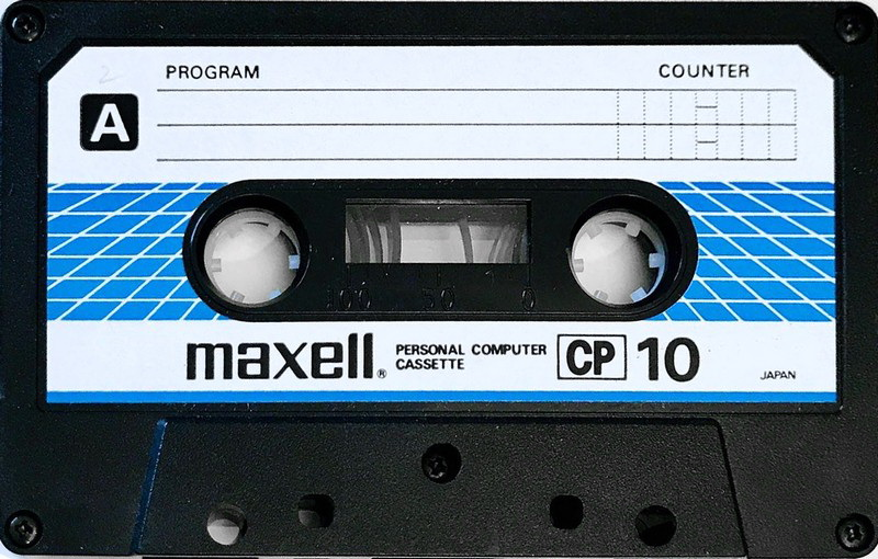 Compact Cassette Maxell CP 10 Computer Cassette 1983 USA