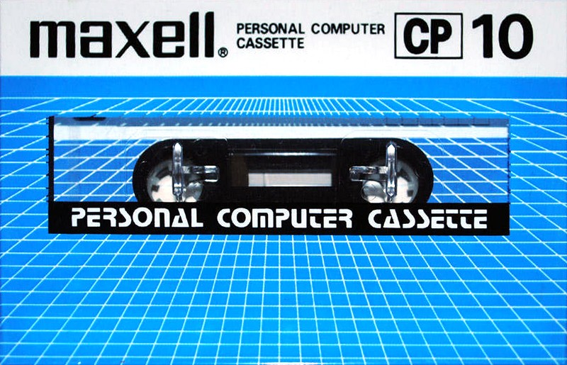 Compact Cassette Maxell CP 10 Computer Cassette 1983 USA