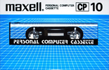 Compact Cassette Maxell CP 10 Computer Cassette 1983 USA