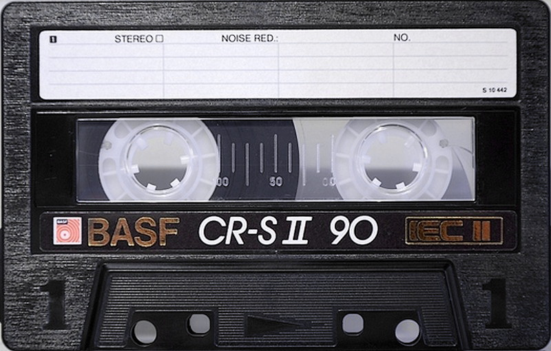 Compact Cassette BASF Chromdioxid Super II 90 "CR-S II" Type II Chrome 1985 Europe