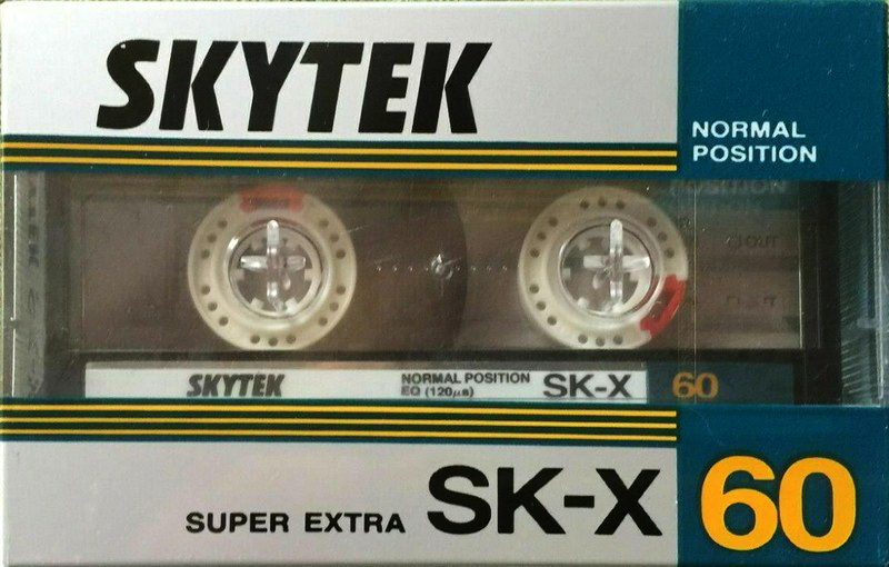 Compact Cassette Skytek SK-X 60 Type I Normal 1986 Japan