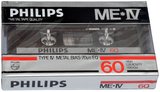 Compact Cassette Philips Metal 60 "Me-IV" Type IV Metal 1984 Europe