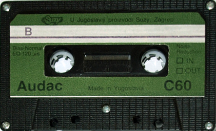 Compact Cassette Audac 60 Type I Normal Yugoslavia