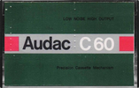 Compact Cassette Audac 60 Type I Normal Yugoslavia