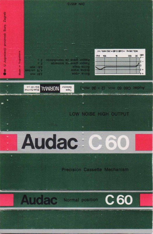 Compact Cassette:  Audac -  60