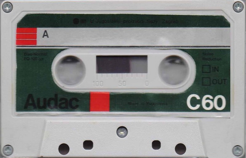 Compact Cassette Audac 60 Type I Normal Yugoslavia