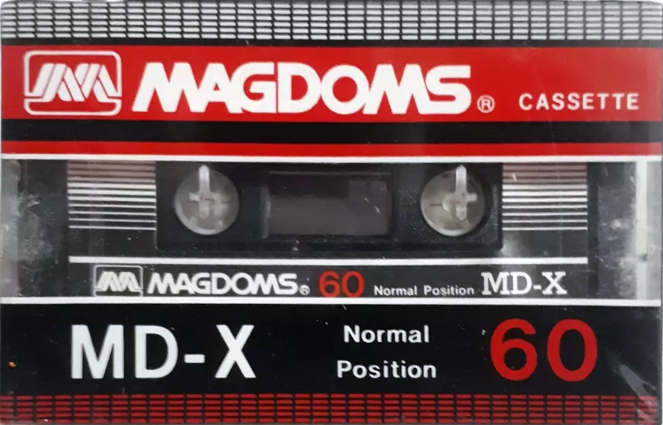 Compact Cassette Magdoms MD-X 60 Type I Normal 1991 Taiwan
