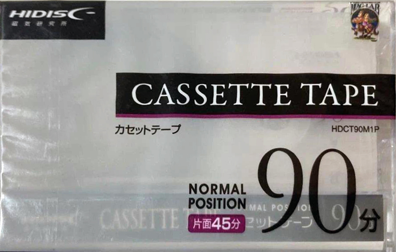 Compact Cassette Hidisc HD 90 "HDCT90N1P" Type I Normal 2021 Japan