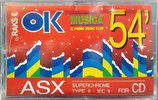 Compact Cassette OK MUSICA ASX 54 "IL PRIMO MUSIC CLUB" Type II Chrome Europe