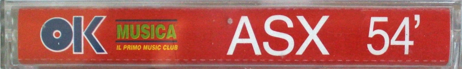 Compact Cassette OK MUSICA ASX 54 "IL PRIMO MUSIC CLUB" Type II Chrome Europe