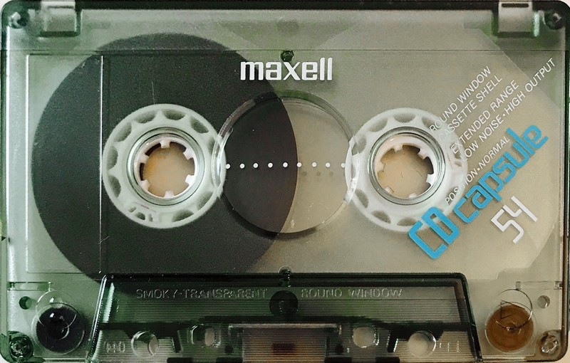 Compact Cassette Maxell CD Capsule 54 Type I Normal 1990 Europe
