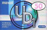 Compact Cassette Maxell UDI / UD1 50 "UD1-50N" Type I Normal 2000 Japan