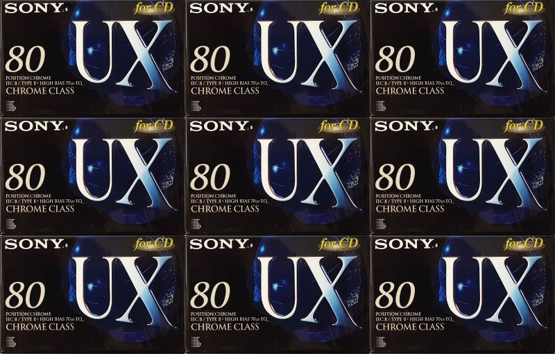 Compact Cassette: Sony  - UX 80