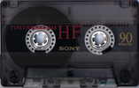 Compact Cassette Sony HF 90 Type I Normal 1992 North America