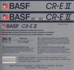 Compact Cassette BASF Chromdioxid Extra II 90 "CR-E II" Type II Chrome 1985 USA