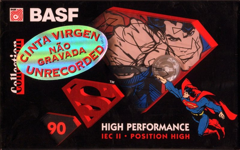 Compact Cassette BASF High Performance II 90 "Superman" Type II Chrome 1995 Europe
