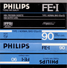 Compact Cassette Philips FE-I 90 Type I Normal 1983 Europe