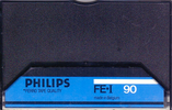 Compact Cassette Philips FE-I 90 Type I Normal 1983 Europe