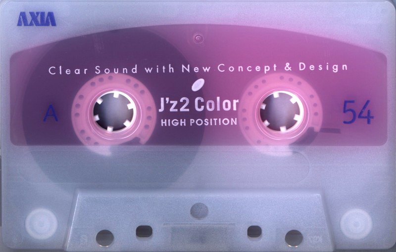 Compact Cassette AXIA J`z 2 Color 54 "JZ2K 54" Type II Chrome 2002 Japan