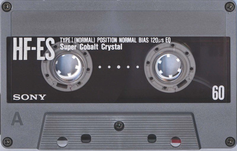 Compact Cassette Sony HF-ES 60 "HF-ES 60C" Type I Normal 1990 Europe