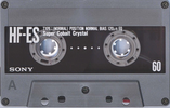 Compact Cassette Sony HF-ES 60 "HF-ES 60C" Type I Normal 1990 Europe