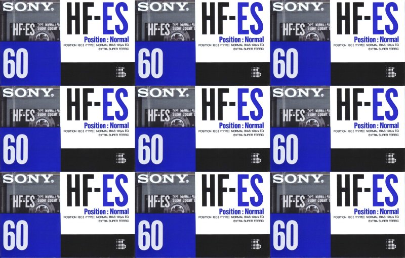 Compact Cassette: Sony  - HF-ES 60