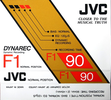 Compact Cassette JVC Dynarec F1 90 Type I Normal 1983 Europe