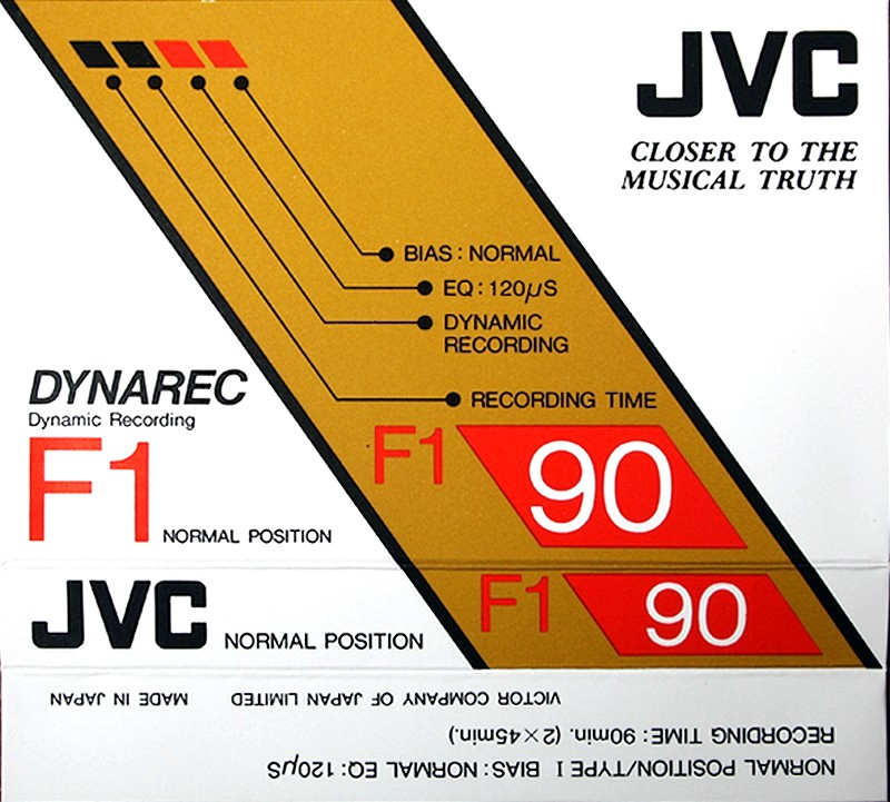 Compact Cassette:  JVC - F1 90