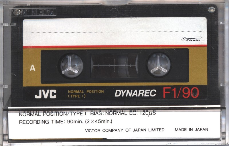 Compact Cassette:  JVC - F1 90