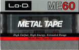 Compact Cassette Lo-D ME 60 Type IV Metal 1983 Japan