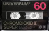 Compact Cassette Universum Super 60 Type II Chrome 1981 Europe