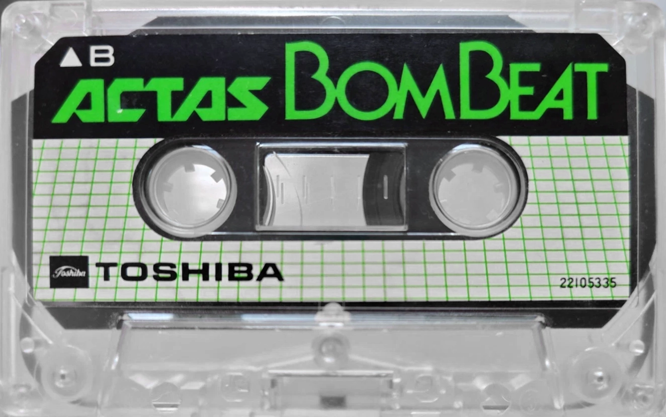 Compact Cassette Toshiba "Actas BomBeat" Demonstration Tape 1987 Japan