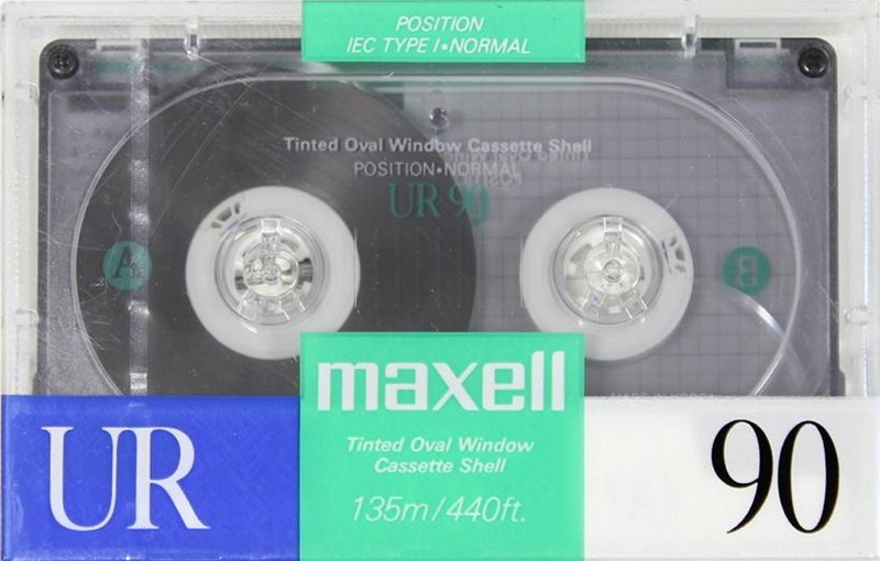 Compact Cassette Maxell UR 90 Type I Normal 1988 USA