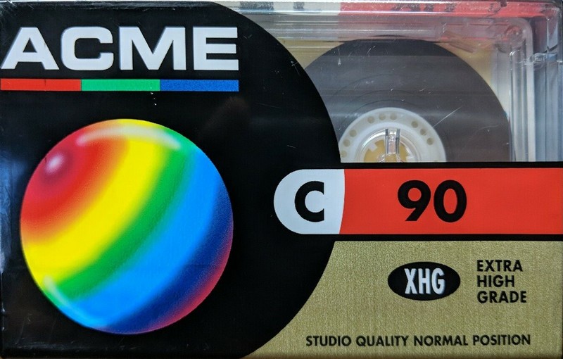 Compact Cassette Acme XHG 90 Type I Normal 1997 Australia