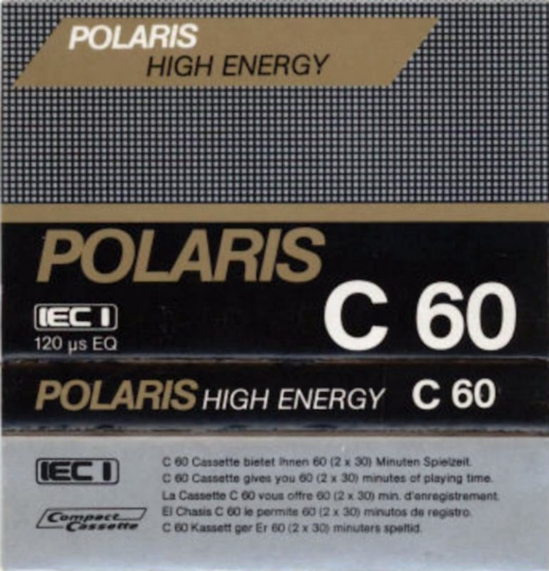 Compact Cassette Polaris 60 Type I Normal 1979 Hong Kong