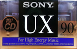 Compact Cassette Sony UX 90 Type II Chrome 1993 North America